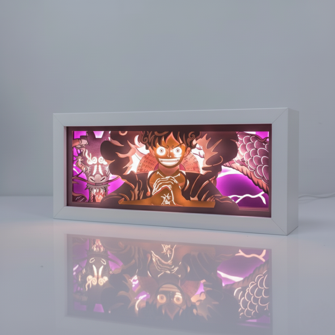 Caja de Luz Anime 3D – Ilumina a tu Personaje Favorito ✨