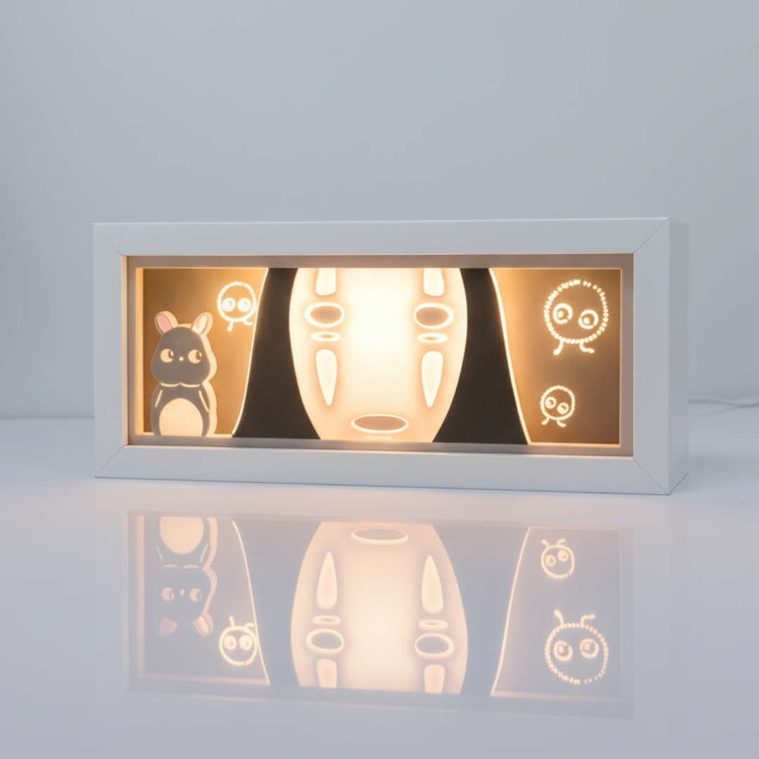 Caja de Luz Anime 3D – Ilumina a tu Personaje Favorito ✨